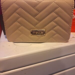 Bebe Cream Quilted Mini Bag